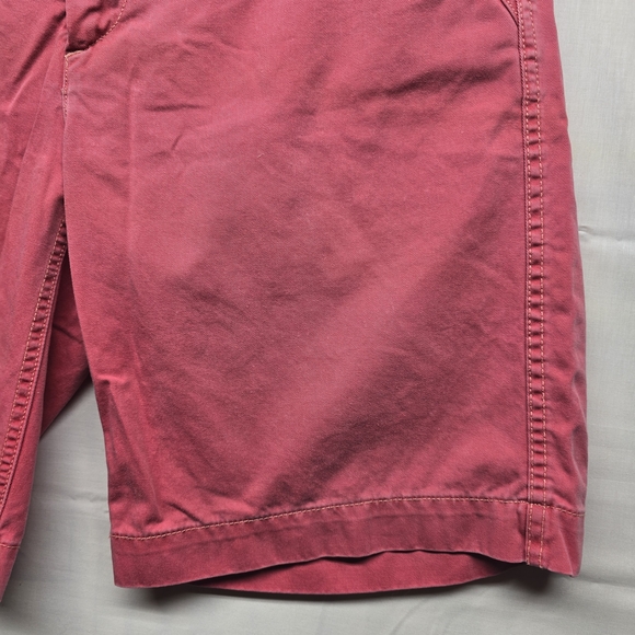 Polo by Ralph Lauren Rose Red Flat-Front Chino Shorts - Picture 3 of 10